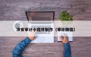 磁县淳安审计小程序制作（审计微信）